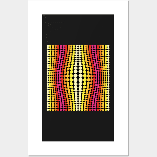 Dots color yellow, orange, red Wall Art by NYWA-ART-PROJECT